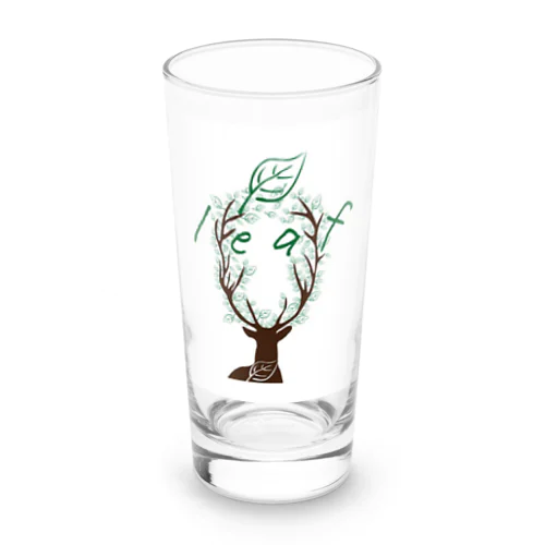 鹿leaf Long Sized Water Glass