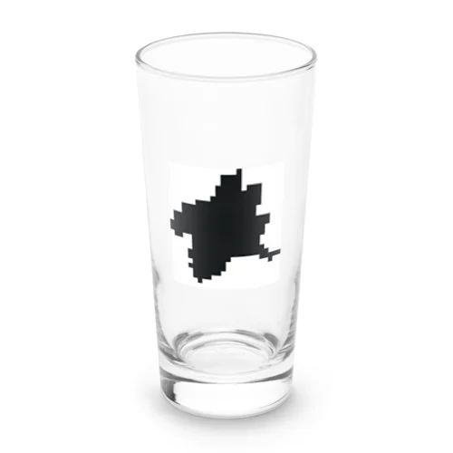 ドット絵ぐんま24 ブラック Long Sized Water Glass