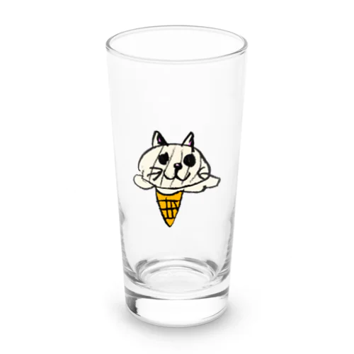 アイスクリーム猫 Long Sized Water Glass