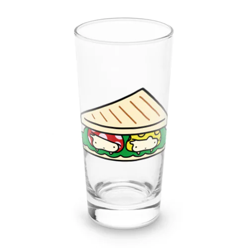 ハムキノコチーズサンド Long Sized Water Glass