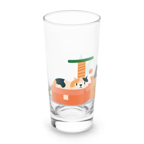 猫の休日 Long Sized Water Glass