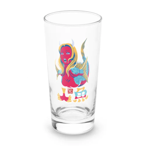  日本の妖怪_人魚(にんぎょ)Pink コップ類 Long Sized Water Glass