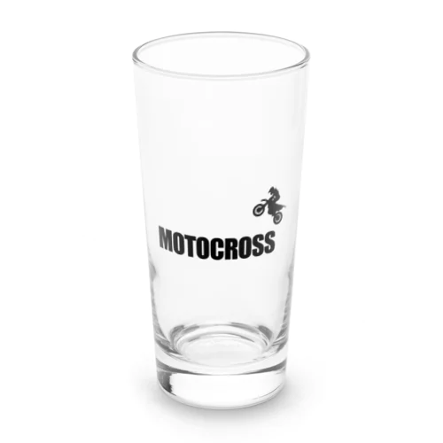 MOTOCROSS Long Sized Water Glass