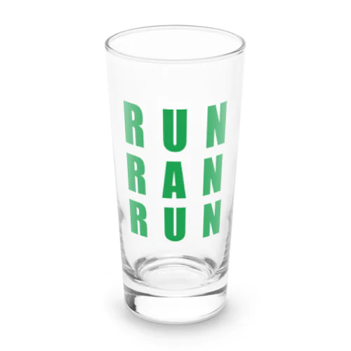 RUN RAN RUN Long Sized Water Glass