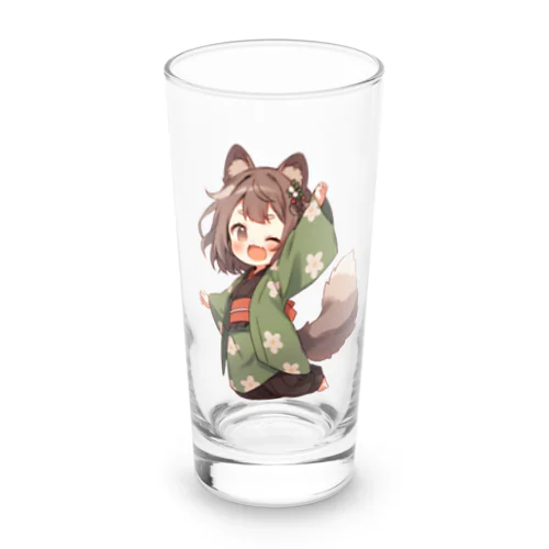 たぬっぺ (Tanuppe) ver.1　狸の神様、たぬき、タヌキ Long Sized Water Glass