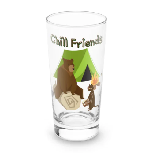 Chill friends  Long Sized Water Glass