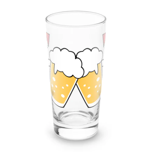 ビールジョッキで乾杯！イラスト Long Sized Water Glass