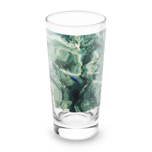 宮古島の碧いサカナ Long Sized Water Glass