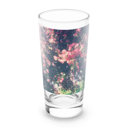 romantic flower Long Sized Water Glass