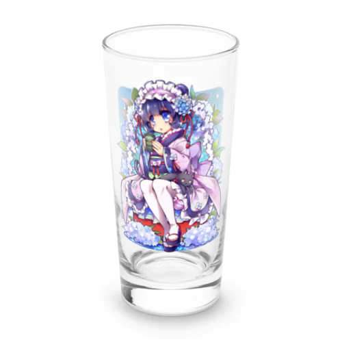 君は紫陽花-Ms.Hydrangea☂️ - A Long Sized Water Glass