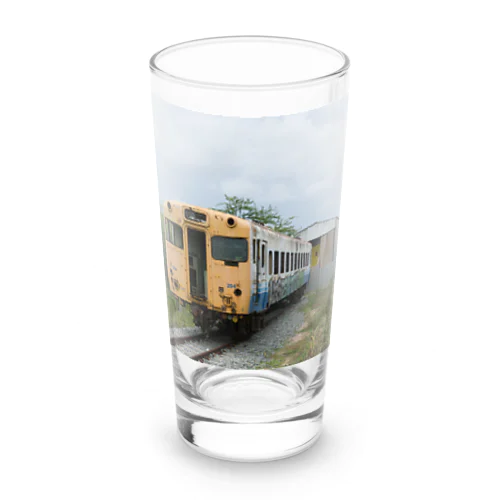 タイ国鉄の車窓からキハ58の廃車体を見る Long Sized Water Glass