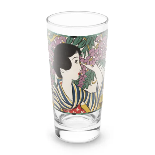 大正浪漫　竹久夢二_＜mai＞婦人グラフ五月号表紙絵 Long Sized Water Glass