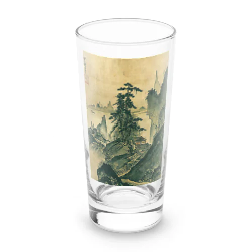 日本画：雪舟_山水図(室町時代) Long Sized Water Glass