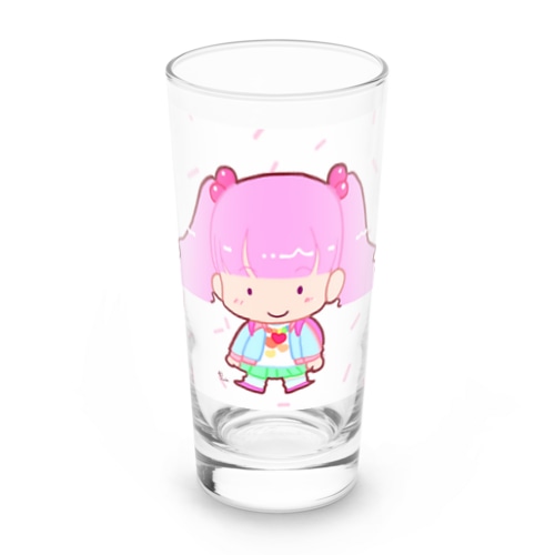 80’ゆめかわガール（白） Long Sized Water Glass