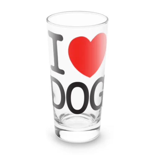 I LOVE DOG-アイラブドッグ- Long Sized Water Glass