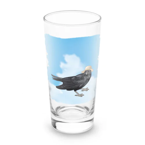 ハシボソガラスさん_2023summer Long Sized Water Glass