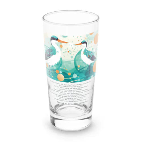 『しぶきをまとうみずどり』【寄付付き商品】 Long Sized Water Glass