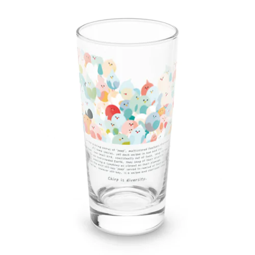 『ぴぃ、多様性。』【寄付付き商品】 Long Sized Water Glass