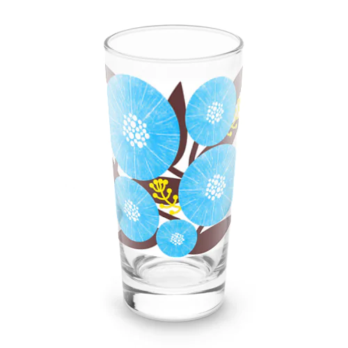 花模様１ Long Sized Water Glass