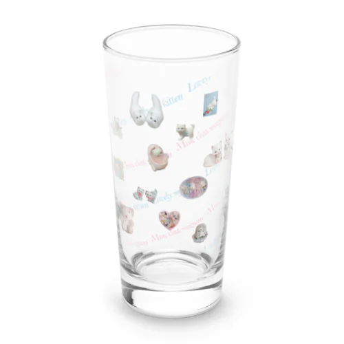 Mon chat mignon Long Sized Water Glass