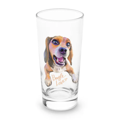 ビーグル犬LOVE Long Sized Water Glass