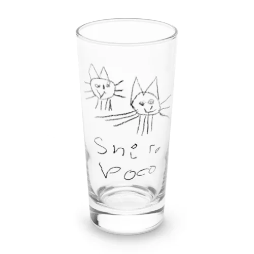 しろぽこ Long Sized Water Glass