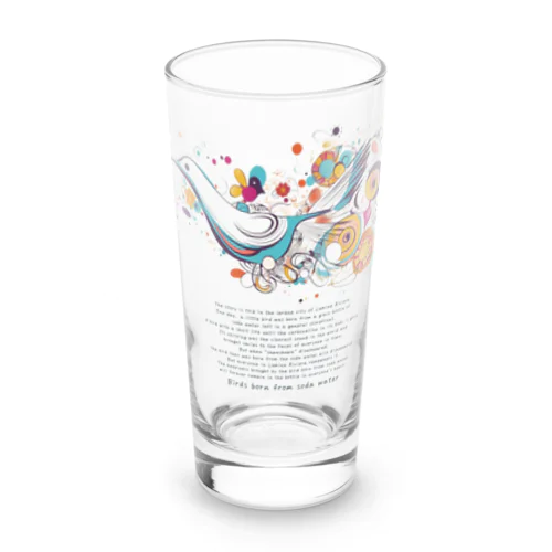 『ソーダ水からうまれたとり』【寄付付き商品】 Long Sized Water Glass