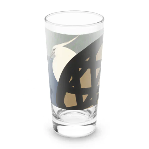 和風　神坂雪佳 「白鷺」 （1909） Long Sized Water Glass