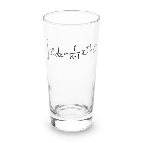 不定積分の公式（淡色用） Long Sized Water Glass