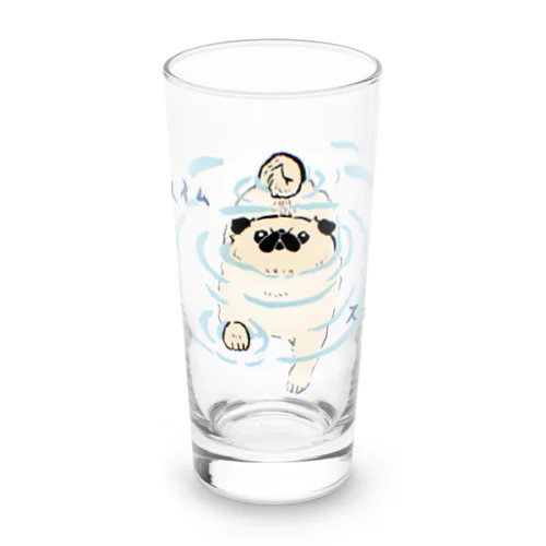 すいむパグ Long Sized Water Glass