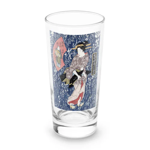 和風　浮世絵 「渓斎英泉 」美人画 Long Sized Water Glass