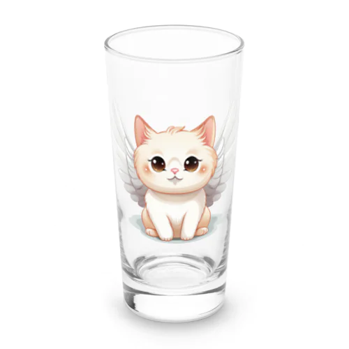 可愛いねこ天使 Long Sized Water Glass