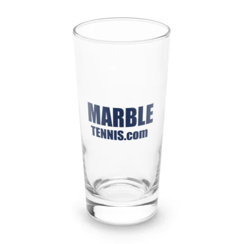 MARBLE TENNIS.com (Navy logo） Long Sized Water Glass