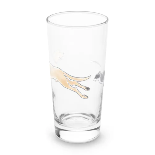 ラブとハチワレ Long Sized Water Glass