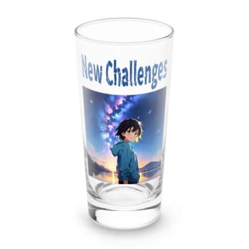 新たな挑戦 New Challenges Long Sized Water Glass