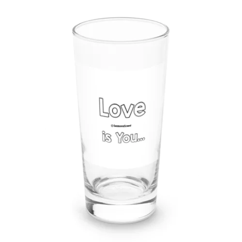 Love is You Long Sized Water Glass