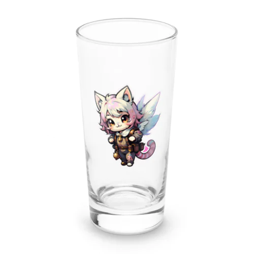 PinkCat Long Sized Water Glass