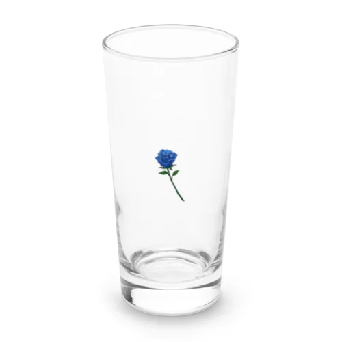 BlueRose (illustration by snowcat) Long Sized Water Glass