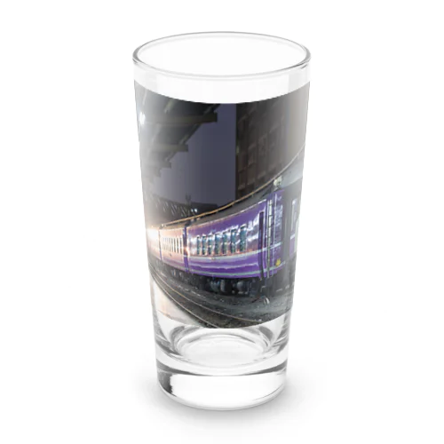 フアランポーン駅が寝床の元JRのブルートレイン Long Sized Water Glass