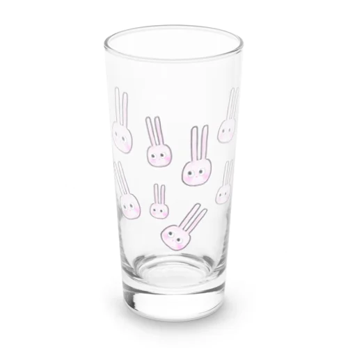 イラストうさぎさん Long Sized Water Glass