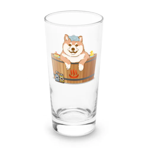 しばいぬ温泉最高くん Long Sized Water Glass