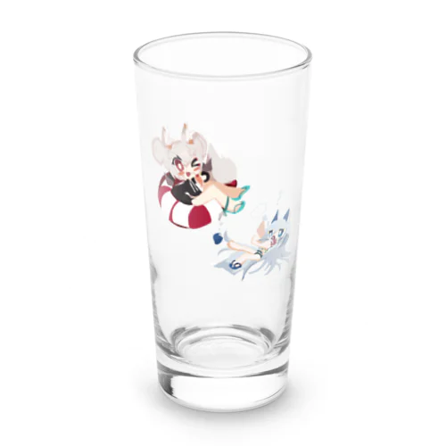 おぼれいぬ・あばれいぬグラス Long Sized Water Glass