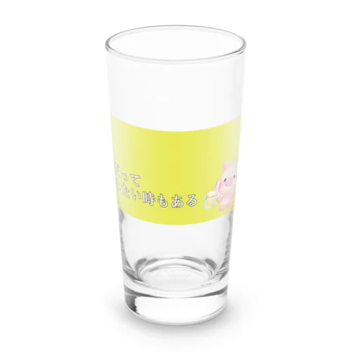 豚だって呑みたい時もある Long Sized Water Glass