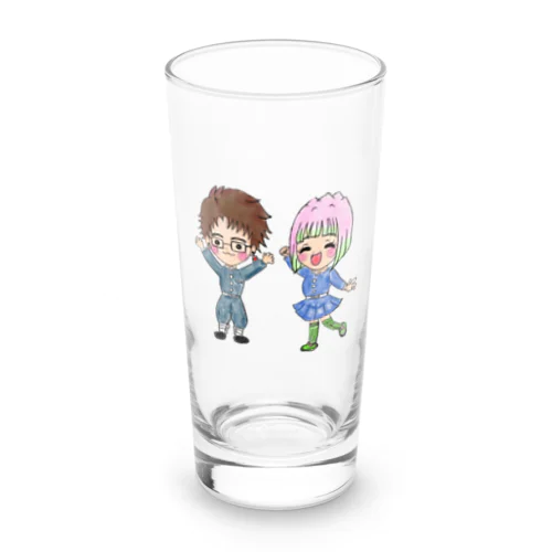 ホビさんとQちゃん Long Sized Water Glass