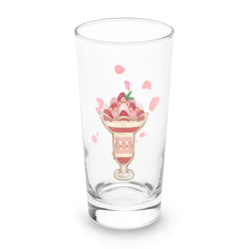 ストロベリーパフェ(透過バージョン) Long Sized Water Glass