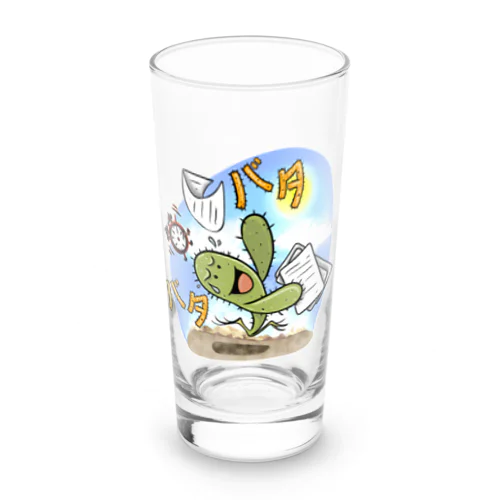 サボテン　- バタバタ Long Sized Water Glass