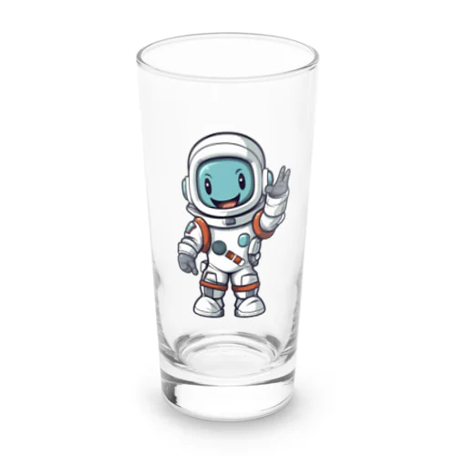 手を振る宇宙飛行士 Long Sized Water Glass