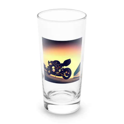 独創的なバイクプリント Long Sized Water Glass