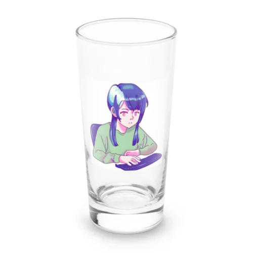 事務作業をする女性 Long Sized Water Glass