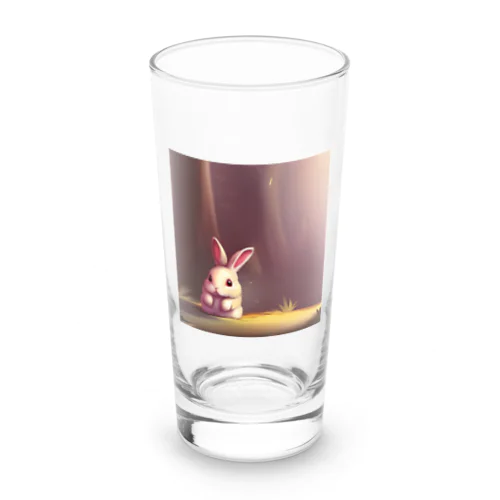 ふさふさうさぎ Long Sized Water Glass